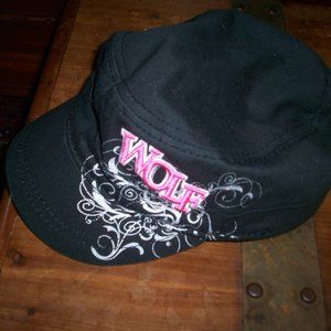 Great Wolf Lodge Black Hat Adult S/Youth Strapback Cap by Noble Wear 2011